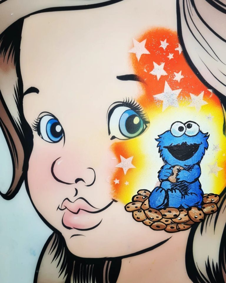Kinderschminken-Krümelmonster